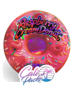 zaza kreamz raspberry cream donut mayler bag and box 3.5g