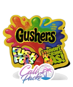 push pop gushers die cut 3.5g mylar bags