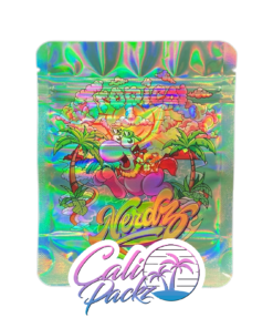 tropical nerdz green regular 3.5g mylar bags