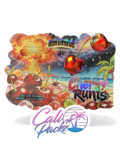 don merfos cherry runtz die cut 3.5g mylar bags
