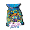 blue candy popzz cali pack die cut 3.5g mylar bag