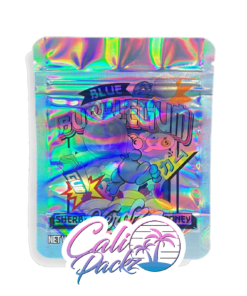 sherbmoney blue bubblegum nerdz regular 3.5g mylar bags