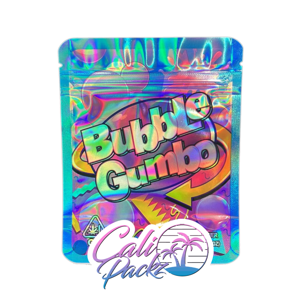 bubble gumbo regular 3.5g mylar bags