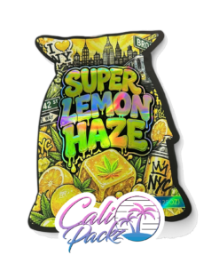 nyc super lemon haze die cut 3.5g mylar bags