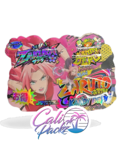 kandy depo zakura zaruto die cut 3.5g mylar bags