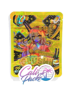 yellow glushi regular 3.5g mylar bags