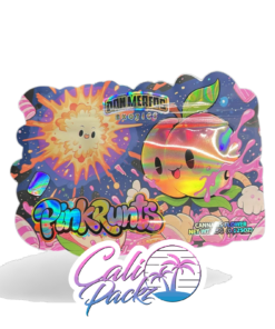 don merfos pink runtz die cut 3.5g mylar bags
