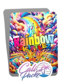 rainbow zkittlez cali packs 3.5g custom mylar bags