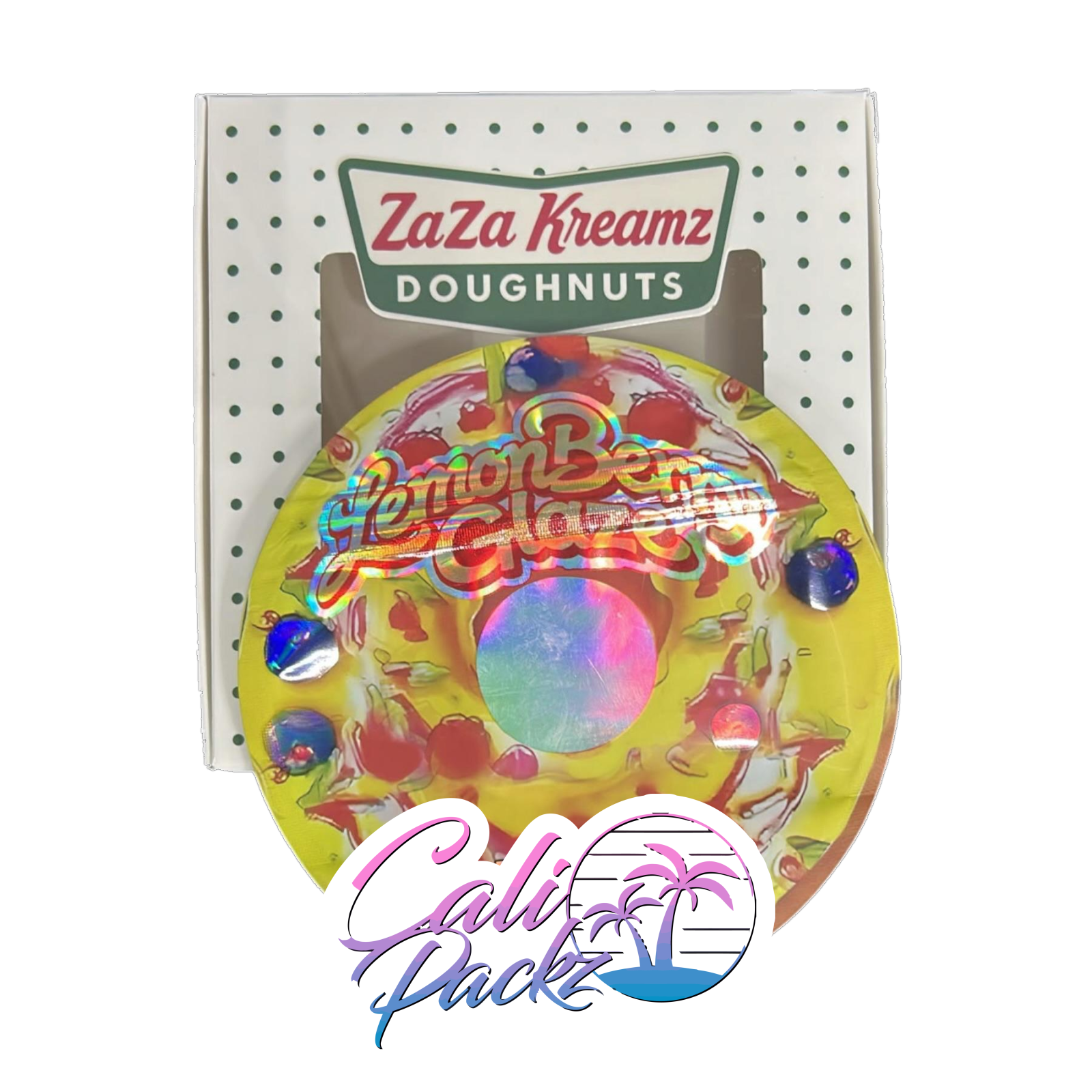 zaza kreamz lemon berry glaze 3.5g mylar bags & boxes